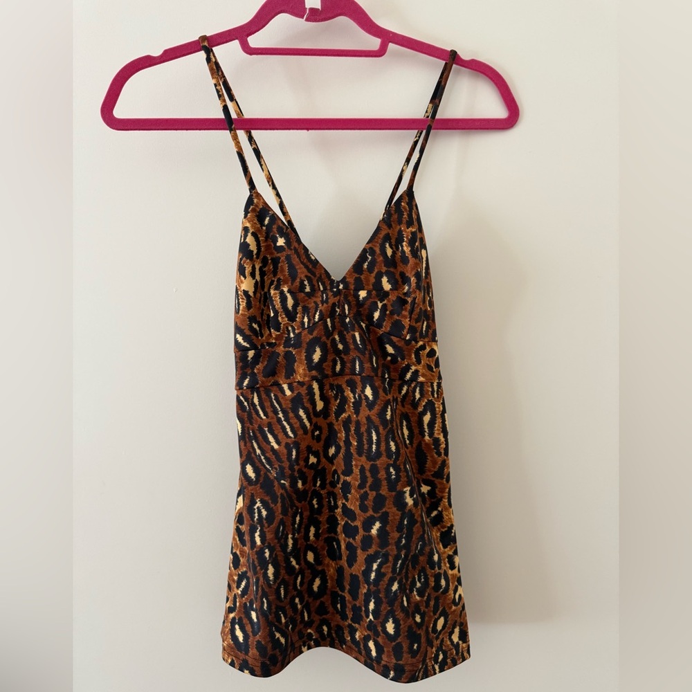 Dolce & Gabbana Vintage Leopard Print Tank